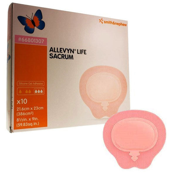 Allevyn Life Foam Dressing, 8-1/2" X 9", Sterile