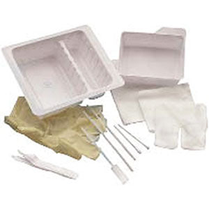 Baxter Tracheostomy Care Standard Kit With Coated Paper Lid