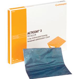 Acticoat Antimicrobial Barrier Burn Dressing With Nanocrystalline Silver 16" X 16"