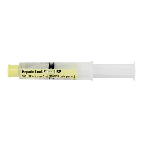 Heparin 5 Ml In 10 Ml Syringe 100u/ml