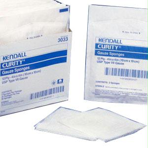 Curity Sterile Gauze Sponge 4" X 4" 16 Ply