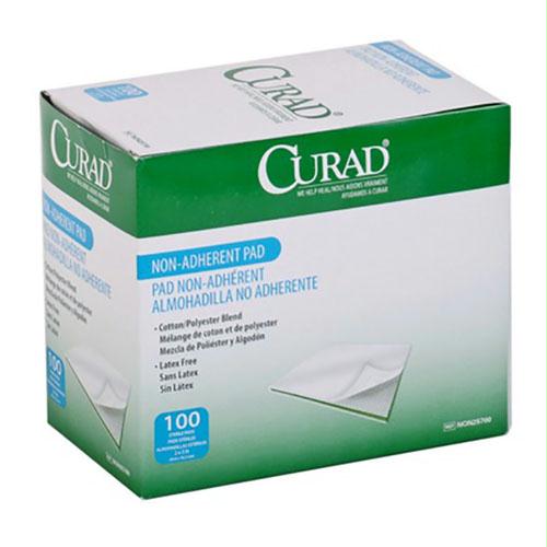 Curad Non-stick Pad, 2" X 3"