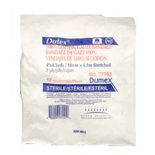 Dutex Conforming Bandage 4" X 4-1/10 Yds., Sterile