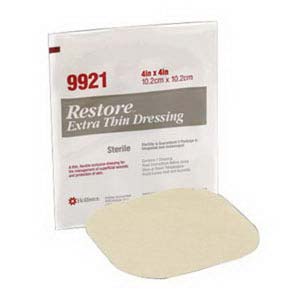 Restore Extra Thin Hydrocolloid Dressing 4" X 4"