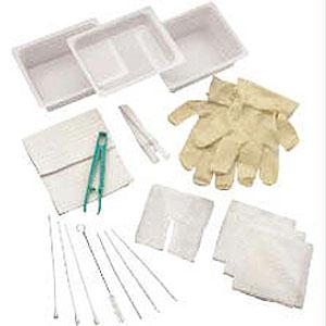 Complete Tracheostomy Cleaning Tray Without Gloves