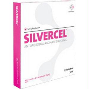 Silvercel Antimicrobial Alginate Dressing 2" X 2"