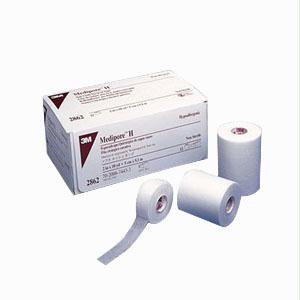 3m Medipore H Hypoallergenic Soft Cloth Surgical Tape 1" X 10 Yds, Individually Wrapped Two Pack