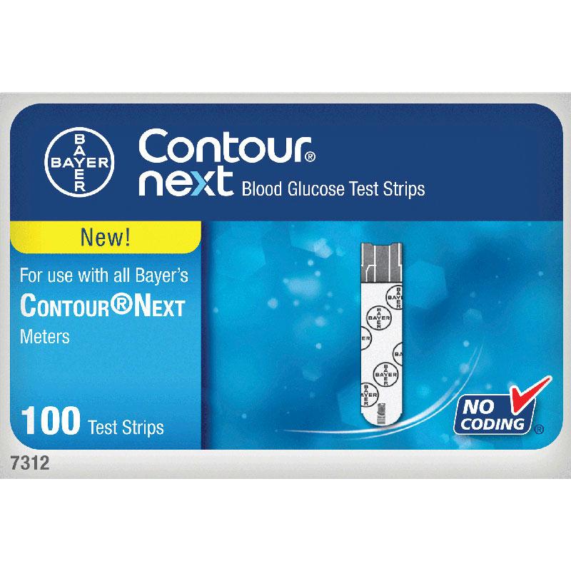 Contour Next Blood Glucose Test Strip (100 Count)