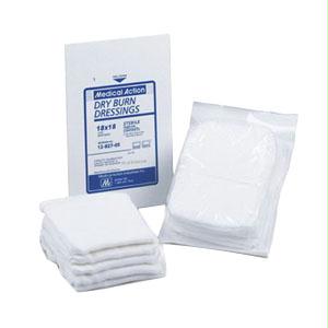 Wide Mesh Sterile Dry Burn Dressing 18" X 18", 10-ply