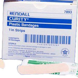 Curity Plastic Bandage 3/4" X 3"