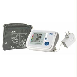 A & D Medical Multi-user Upper Arm Automatic Blood Pressure Monitor With Accufit Plus Wide Range Cuff