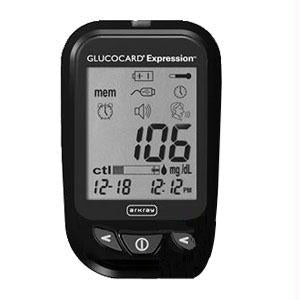 Glucocard Expression Blood Glucose Meter, Black