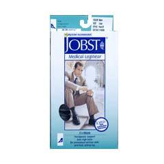 Jobst For Men,20-30mm,clsd Toe,black,large,pair