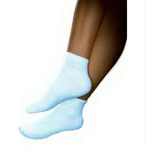 Sensifoot Crew Length Mild Compression Diabetic Sock Medium, White