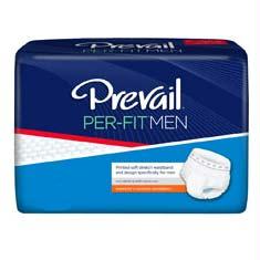 Prevail Per-fit Protective Underwear For Men, Gray, Large Fits 44" - 58"