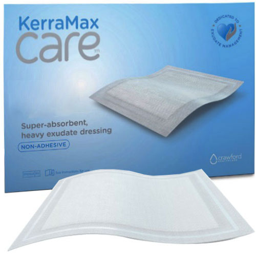 Kerramax Care Super Absorbent Dressing, 4" X 9"