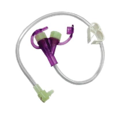 Mini One Continuous Feeding Set 24" Purple Enfit Adapter Both Ports