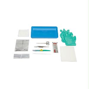 Debriment Tray With Safety Scalpel