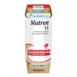 Nutren 1.5 Complete Liquid Nutrition Unflavored 8 Oz. Reclosable Tetra Prisma Carton