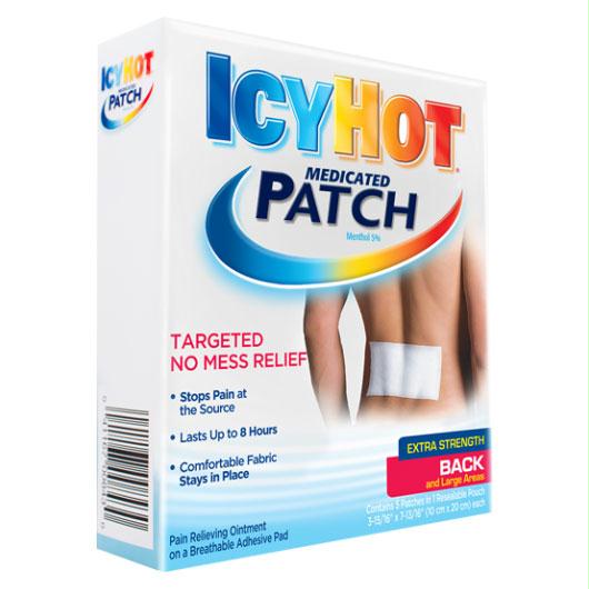 Icy Hot Topical Analgesic Patch, Extra Strength, Back And Large Areas