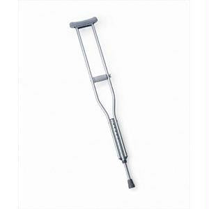 Aluminum Crutches, Latex Free, Fits Adults 5'2"-5'10"