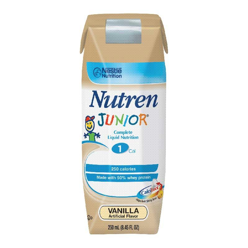 Nutren Junior Complete Vanilla Flavor 250 Ml Reclosbale Tetra Prisma Carton