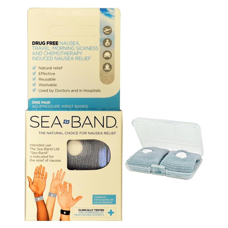 Sea-band Accupressure Wrist Band, Adult, Bilingual Package