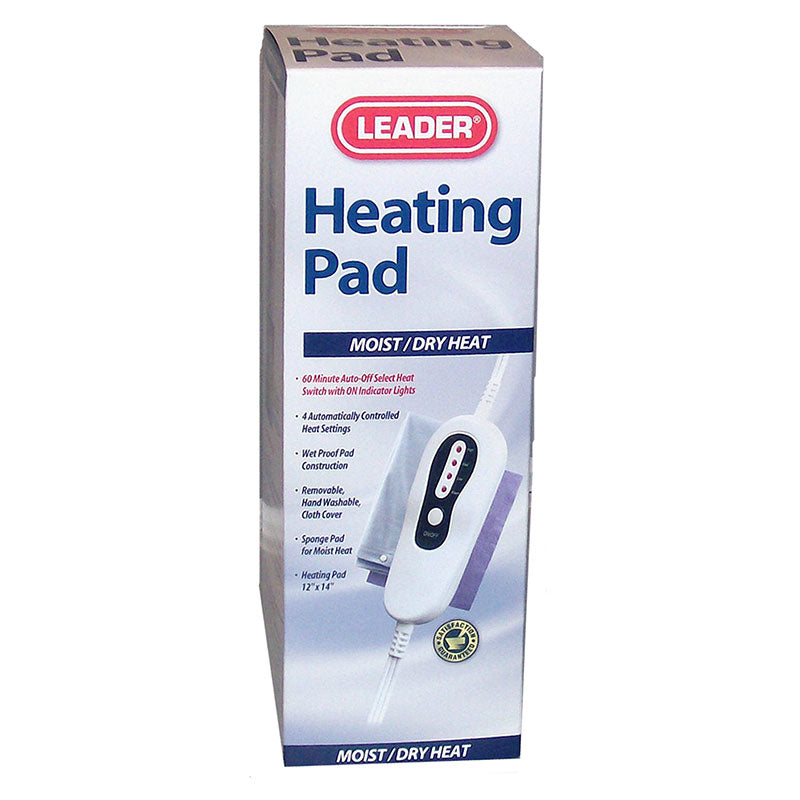 Leader Electric Moist/dry Heating Pad, 12" X 14"