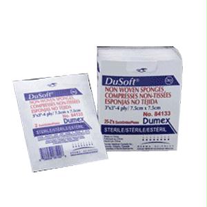 Dusoft Sterile Non-woven Sponge 4" X 4", 6-ply