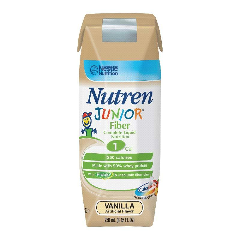 Nutren Junior Fiber Complete With Prebio1 Vanilla Flavor 250 Ml