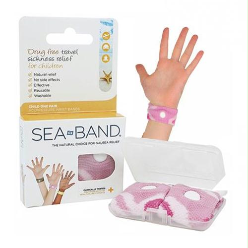 Sea-band Wrist Band, Child, Pink