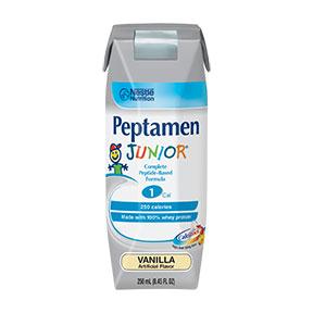 Peptamen Junior Complete Elemental Nutrition Vanilla Flavor Liquid 8 Oz. Can