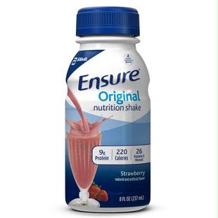 Ensure Strawberries & Cream Shake Retail 8oz. Btl