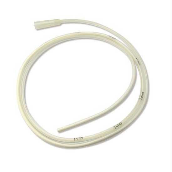 Silicone Gastric Feeding Tube Transparent 16 Fr 49" (125cm), Open Tip, One Lateral Eye