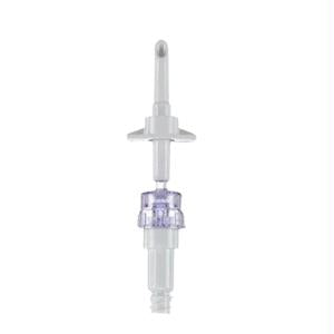 Non-vented Dispensing Pin With Safesite Valve And Luer Lock Connector, Needle-free