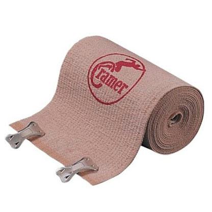 Cramer Deluxe Woven Elastic Wrap, Beige, 6" X 5 Yds