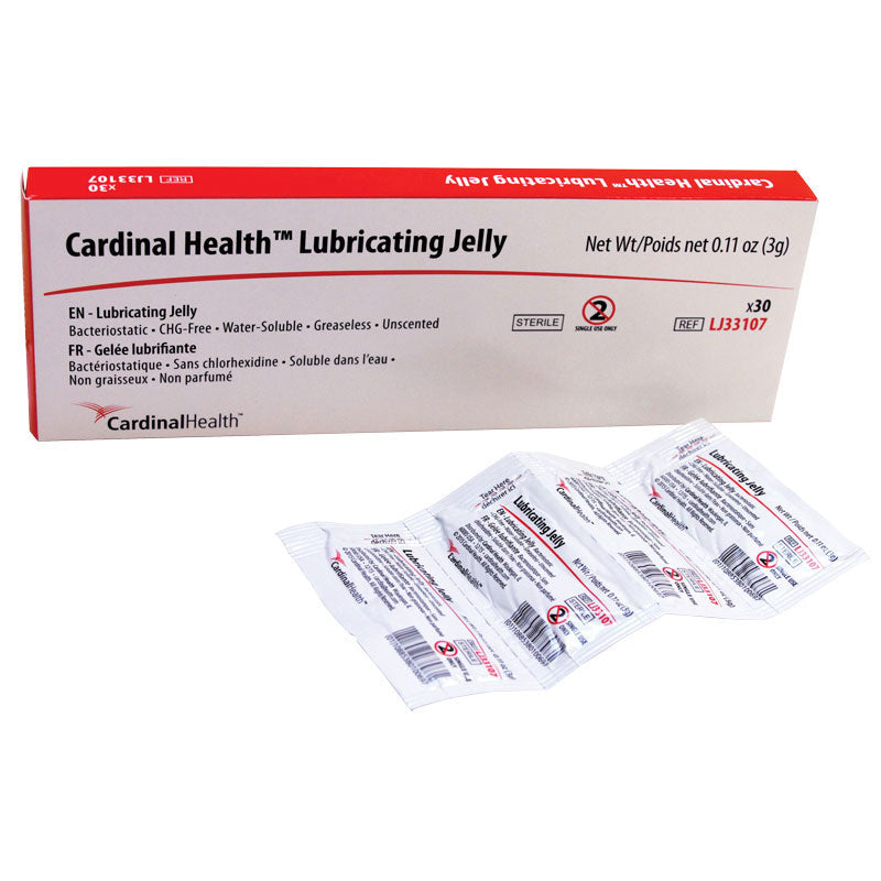 Cardinal Health Lubricating Jelly 3 G Foil Packet