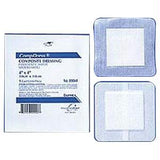 Composite wound dressing pads in sterile packaging for medical use