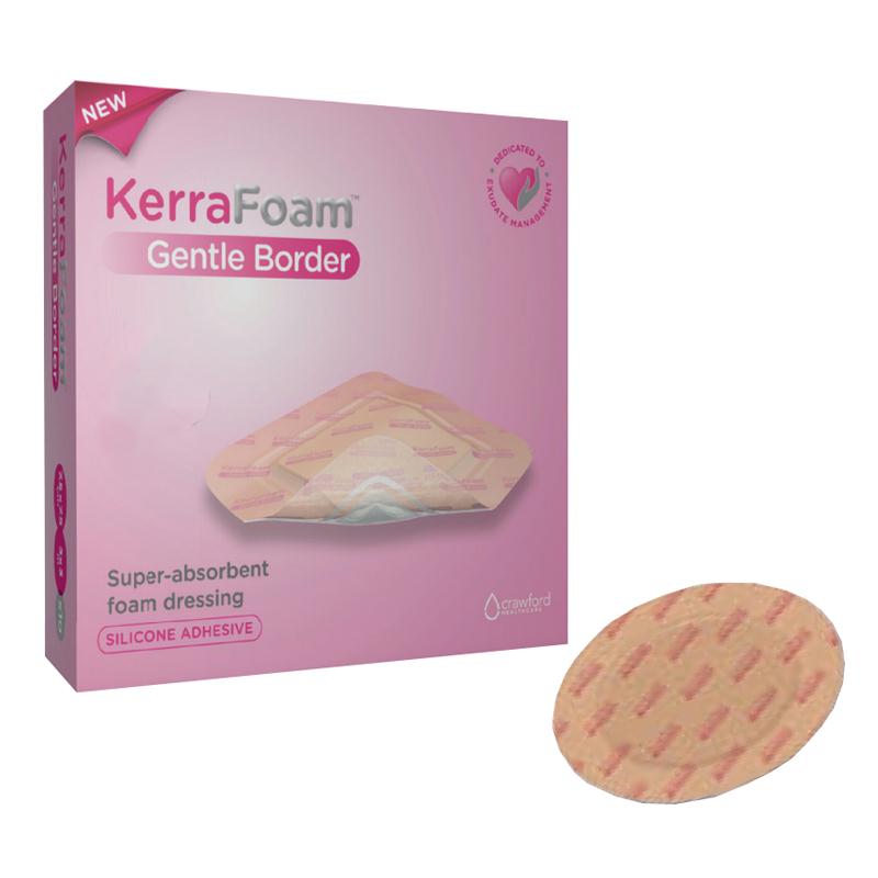 Kerrafoam Gentle Border, 7" X 8", Oval