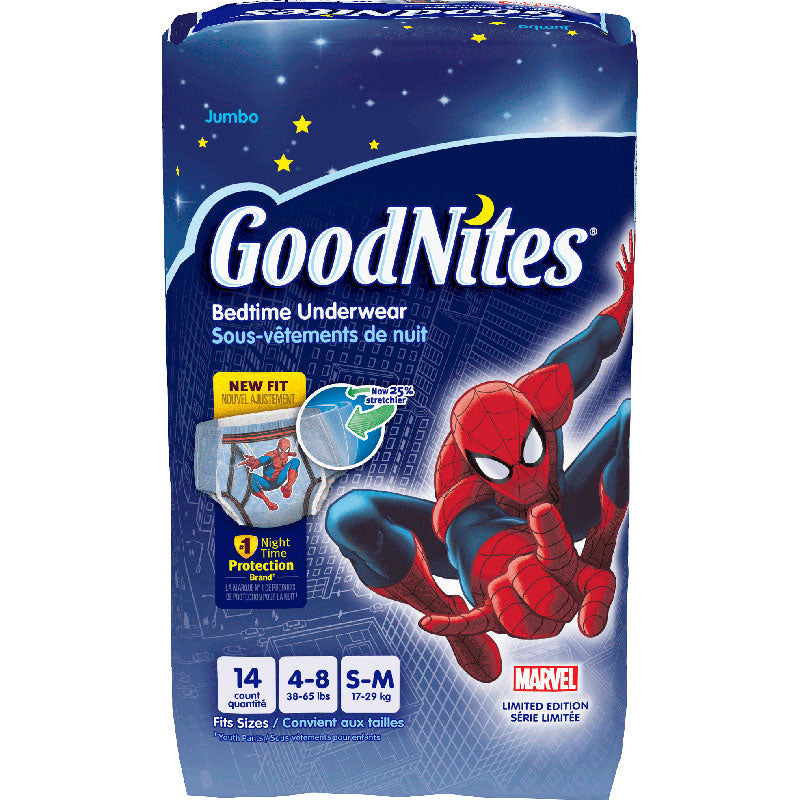 Goodnites Youth Pants, Small/medium Boy, 38-65 Lb