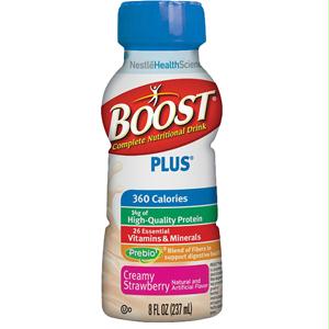 Boost Plus Nutritional Energy Drink 8 Oz., Creamy Strawberry