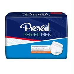 Prevail Per-fit Protective Underwear For Men, Gray, X-large Fits 58" - 68"