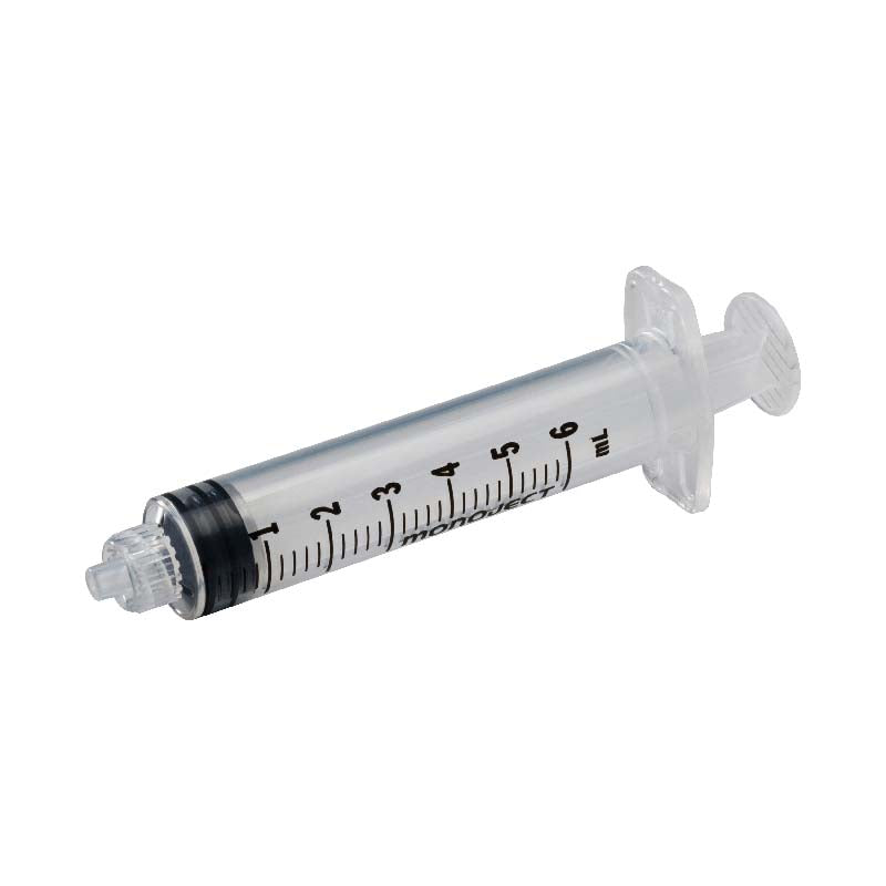 Monoject Softpack Regular Tip Syringe 6 Ml