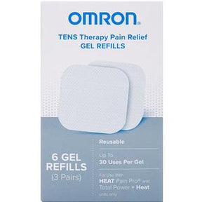 Omron TENS therapy gel refills pack, reusable electrode pads for pain relief