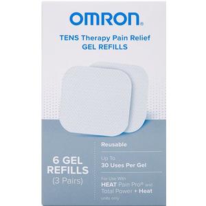 Omron TENS therapy gel refills pack, reusable electrode pads for pain relief