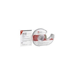 3M Red Dot Skin Prep tape dispenser with instruction card, medical supply