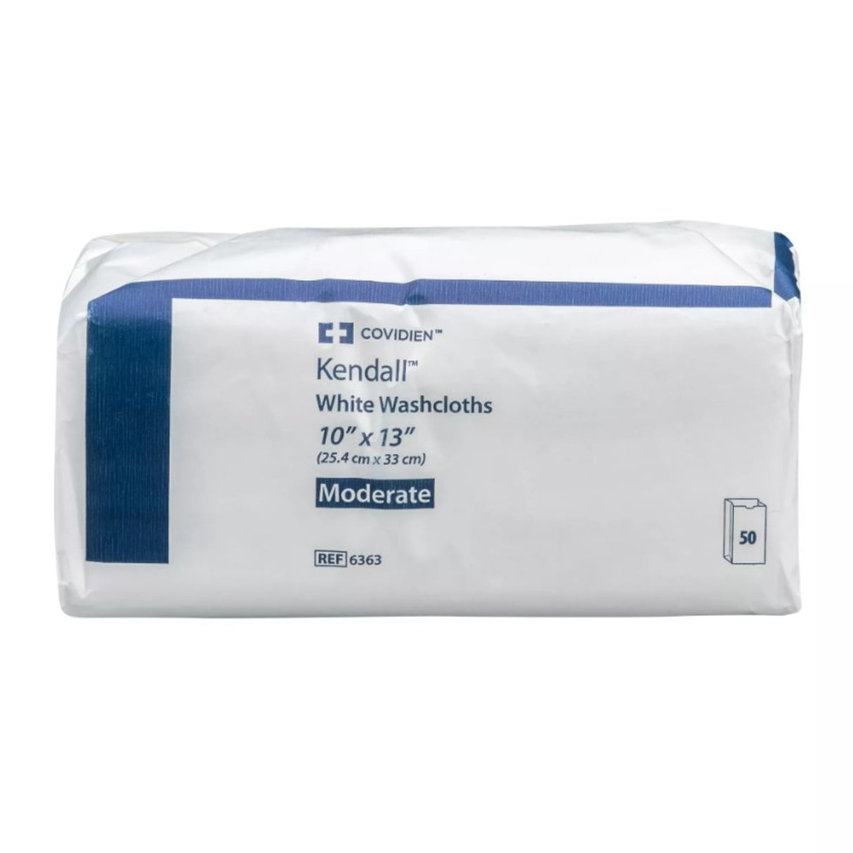 Kendall White Washcloth 10" X 13"