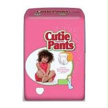 Cuties Refastenable Training Pants For Girls 3t-4t, Up To 32-40 Lbs.