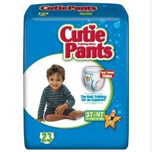 Cuties Refastenable Training Pants For Boys 3t-4t, Up To 32-40 Lbs.