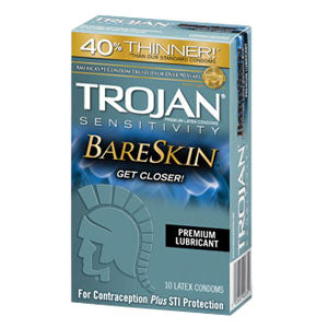 Trojan Sensitivity Bareskin Lubricated Condom (10 Count)